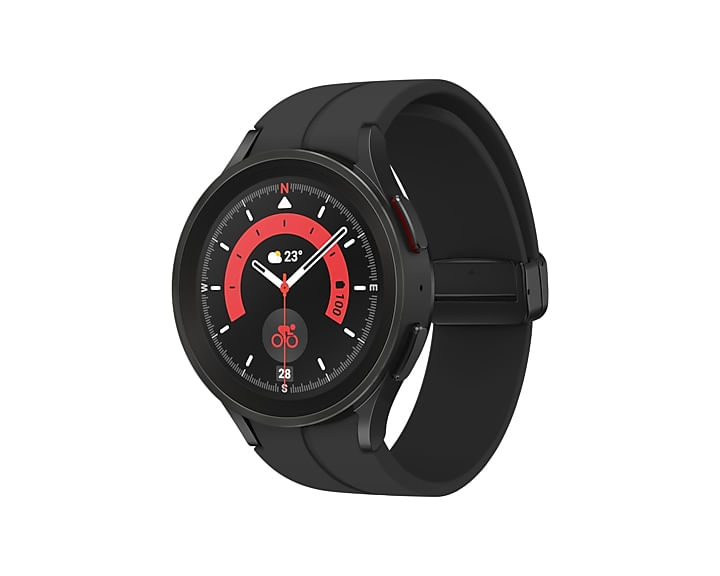 Samsung-Galaxy-Watch5-Pro-356-cm--1.4---OLED-Digitale-450-x-450-Pixel-Touch-screen-Nero-Titanio-Wi-Fi-GPS--satellitare-