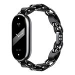 Xiaomi Catena Xiaomi Chain Strap per braccialetto attività Mi Smart Band 8 - Realizzata in pelle e metallo - Colore nero