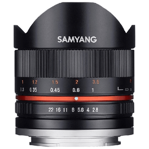 Samyang 8mm F2.8 UMC Fish-eye II SLR Nero