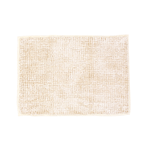 BIANCHERIAWEB Tappeto Shaggy Bagno E Cucina Retro Antiscivolo In Microfibra Mod. Perla Crema