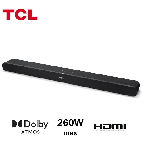 TCL-8-Series-Soundbar-TS8111-Dolby-Atmos-2.1-con-Subwoofer-integrato-per-TV-and-Wireless-Bluetooth--39-inch-Speaker-HDMI-ARC-Montaggio-a-parete-Telecomando-tre-modalita--di-suono-