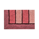 BIANCHERIAWEB Tappeto Da Bagno Antiscivolo Disegno Line Colore Rosa