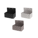 BIANCHERIAWEB Contenitore Rattan Decorativo Cestino Con Maniglie Porta Oggetti Riviste 25x15x22cm