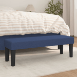 VidaXL Panca Blu 100x30x30 cm in Tessuto