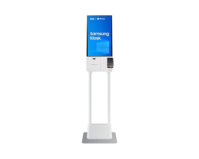 Samsung-LH24KMCCBGCXEN-visualizzatore-di-messaggi-Design-chiosco-61-cm--24---LED-250-cd-m²-Full-HD-Bianco-Touch-screen-Processore-integrato-Windows-10-IoT-Enterprise