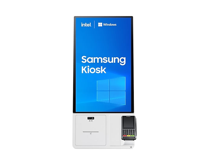 Samsung-LH24KMCCBGCXEN-visualizzatore-di-messaggi-Design-chiosco-61-cm--24---LED-250-cd-m²-Full-HD-Bianco-Touch-screen-Processore-integrato-Windows-10-IoT-Enterprise