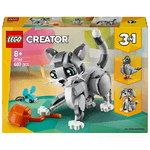 LEGO Creator 3 in 1 Gatto Giocoso Giocattolo - Si Trasforma in Piccione o in Cane