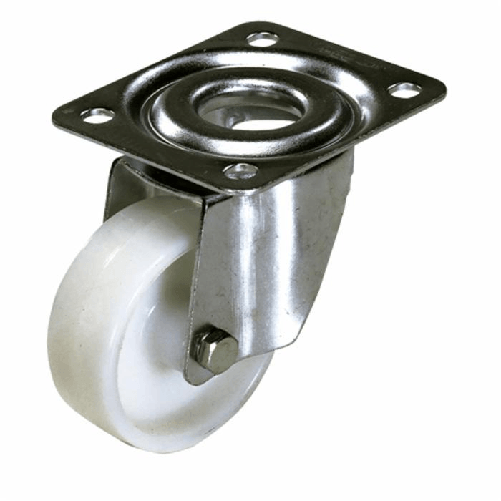 Ama, Ruota nylon Ø 100mm con supporto girevole confezione da 2 pezzi