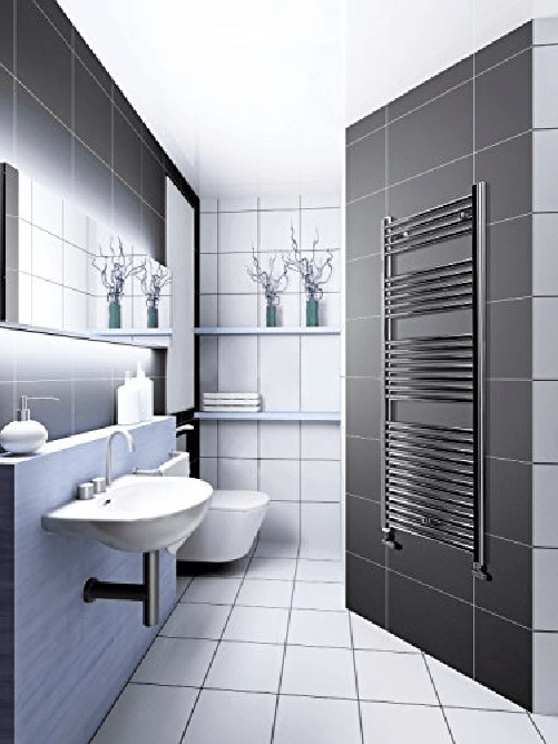 FABIN store Termoarredo Cromato Fabin Store 690x500 mm