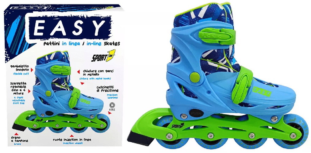 SPORT ONE PATTINI EASY ROLLER BLU 35-38