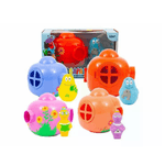 GIOCHI PREZIOSI BARBAPAPÀ CASETTA CON PERSONAGGI