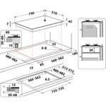 Indesit-ING-72T-WH-piano-cottura-Bianco-Da-incasso-73-cm-Gas-5-Fornello-i-