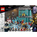 LEGO Marvel 76216 Armeria di Iron Man, Set Costruzioni con Casco, Tuta e Supereroi Giocattoli