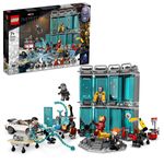 LEGO-Marvel-76216-Armeria-di-Iron-Man-Set-Costruzioni-con-Casco-Tuta-e-Supereroi-Giocattoli-Giochi-per-Bambini-dai-7-Anni