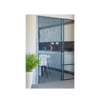 BIANCHERIAWEB  Tenda Antimosca Antirumore Catenella Perline A Caduta Pannello Porta Finestra Casa Blu