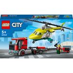 LEGO City Great Vehicles Trasportatore di Elicotteri di Salvataggio