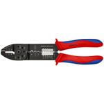 Knipex 97 32 240 pinza crimpatrice Nero, Blu, Rosso