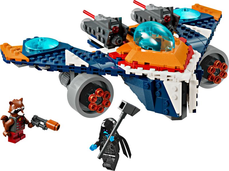 LEGO-Marvel-76278-Warbird-di-Rocket-vs.-Ronan-Astronave-Giocattolo-per-Bambini-di-8--Anni-Regalo-Guardiani-della-Galassia