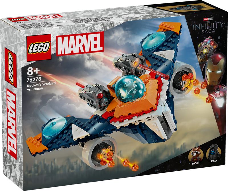 LEGO-Marvel-76278-Warbird-di-Rocket-vs.-Ronan-Astronave-Giocattolo-per-Bambini-di-8--Anni-Regalo-Guardiani-della-Galassia