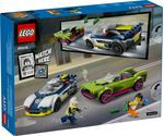 LEGO-City-60415-Inseguimento-della-Macchina-da-Corsa-2-Modellini-di-Auto-della-Polizia-Giocattolo-per-Bambini-di-6--Anni