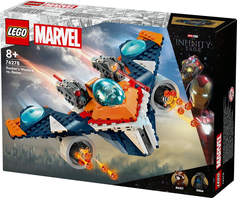 LEGO-Marvel-76278-Warbird-di-Rocket-vs.-Ronan-Astronave-Giocattolo-per-Bambini-di-8--Anni-Regalo-Guardiani-della-Galassia