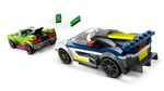 LEGO-City-60415-Inseguimento-della-Macchina-da-Corsa-2-Modellini-di-Auto-della-Polizia-Giocattolo-per-Bambini-di-6--Anni