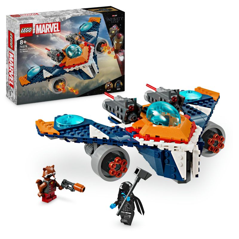 LEGO-Marvel-76278-Warbird-di-Rocket-vs.-Ronan-Astronave-Giocattolo-per-Bambini-di-8--Anni-Regalo-Guardiani-della-Galassia