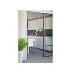BIANCHERIAWEB  Tenda Antimosca Antirumore Catenella Perline A Caduta Pannello Porta Finestra Casa Trasparente