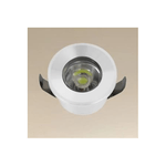 TrAdE Shop Traesio  Faretto 1w Led Incasso A Soffitto Ip20 Bianco Mini Spot Segnapassi Luce Fredda 00205 -