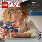 LEGO-Marvel-76278-Warbird-di-Rocket-vs.-Ronan-Astronave-Giocattolo-per-Bambini-di-8--Anni-Regalo-Guardiani-della-Galassia