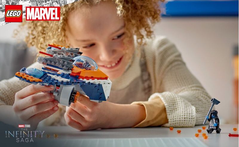 LEGO-Marvel-76278-Warbird-di-Rocket-vs.-Ronan-Astronave-Giocattolo-per-Bambini-di-8--Anni-Regalo-Guardiani-della-Galassia