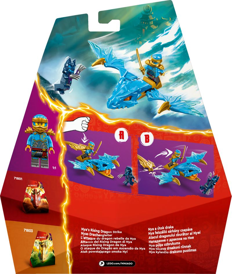 LEGO-NINJAGO-71802-Attacco-del-Rising-Dragon-di-Nya-Giochi-per-Bambini-6--con-Action-Figure-di-Drago-Giocattolo-e-Minifigure