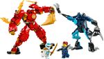 LEGO-NINJAGO-71808-Mech-Elemento-Fuoco-di-Kai-Giochi-per-Bambini-di-7--Anni-con-2-Action-Figure-da-Costruire-e-4-Minifigure