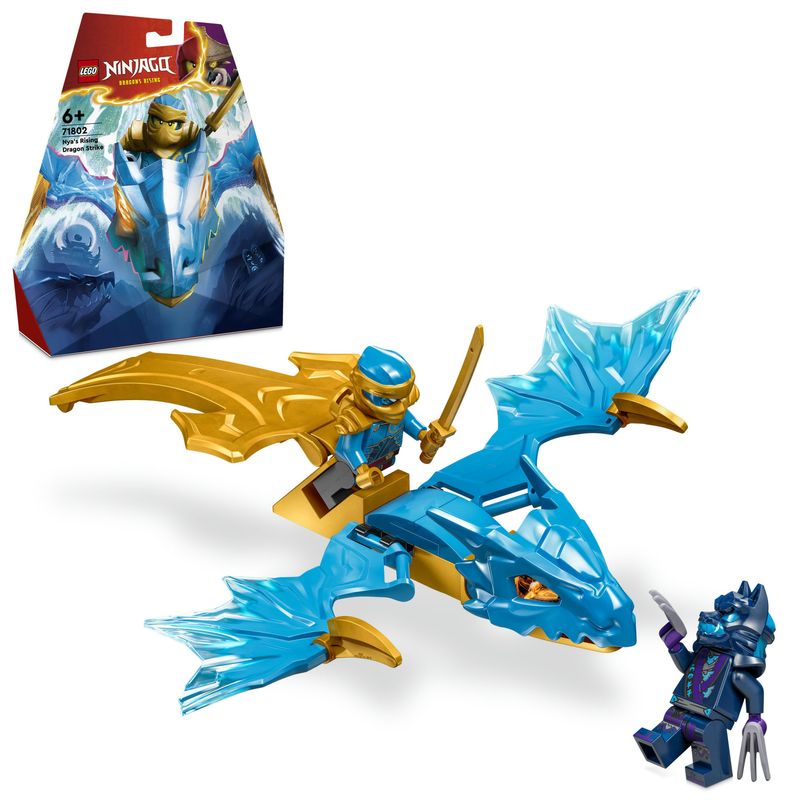 LEGO-NINJAGO-71802-Attacco-del-Rising-Dragon-di-Nya-Giochi-per-Bambini-6--con-Action-Figure-di-Drago-Giocattolo-e-Minifigure