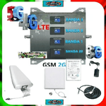 HWATEL Kit Ripetitore Amplificatore Segnale Cellulare 4 Bande 3G 4G 5G Tutti Operatori