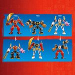 LEGO-NINJAGO-71808-Mech-Elemento-Fuoco-di-Kai-Giochi-per-Bambini-di-7--Anni-con-2-Action-Figure-da-Costruire-e-4-Minifigure