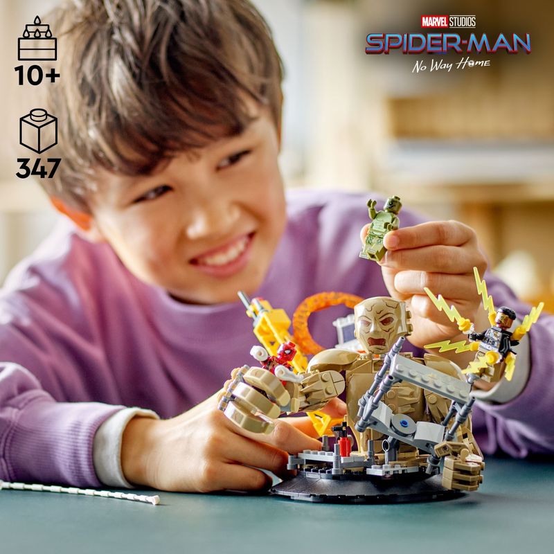 LEGO-Marvel-76280-Spider-Man-vs.-Uomo-Sabbia--Battaglia-Finale-con-Minifigure-dei-Cattivi-Gioco-per-Bambini-10--Idea-Regalo