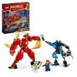 LEGO-NINJAGO-71808-Mech-Elemento-Fuoco-di-Kai-Giochi-per-Bambini-di-7--Anni-con-2-Action-Figure-da-Costruire-e-4-Minifigure