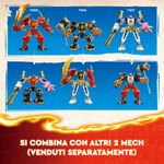 LEGO-NINJAGO-71808-Mech-Elemento-Fuoco-di-Kai-Giochi-per-Bambini-di-7--Anni-con-2-Action-Figure-da-Costruire-e-4-Minifigure