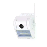 LEOVIN Telecamera WiFi 2 in 1 con Faretto 32 LED, Full HD 1080P, Visione Notturna