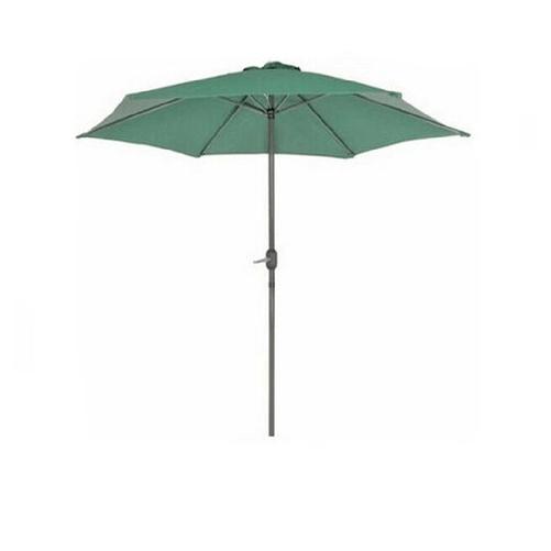 TrAdE Shop Traesio  Ombrellone Da Giardino Gazebo In Alluminio Ombrello Parasole 247xø300cm Verde 206420 -