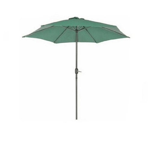 TrAdE Shop Traesio  Ombrellone Da Giardino Gazebo Ombrello Parasole 236xø270cm Verde Con Manovella 206423 -