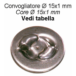 Braglia, Convogliatore acciaio ø15x1 foroø1,5 confezione da 10 pezzi