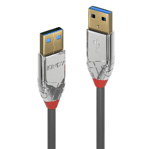 Lindy 36625 cavo usb 0,5 m usb 3.2 gen 1 (3.1 gen 1) usb a grigio