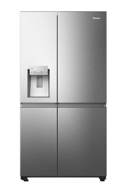 Hisense rs818n4tie frigorifero side-by-side libera installazione 632 l e acciaio inossidabile