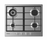 Candy-Timeless-CHG6BR4WX-Acciaio-inossidabile-Da-incasso-Gas-4-Fornello-i-