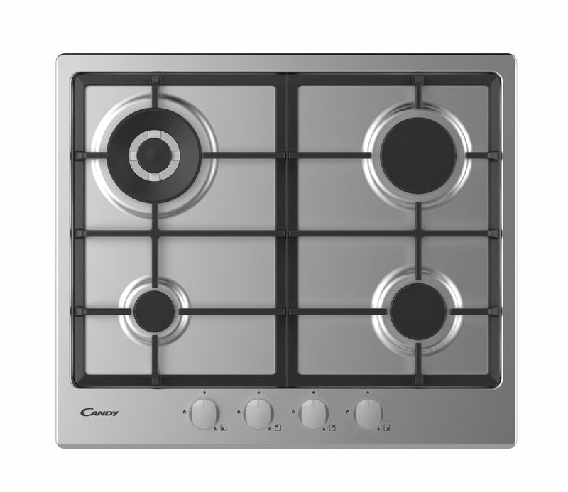 Candy-Timeless-CHG6BR4WX-Acciaio-inossidabile-Da-incasso-Gas-4-Fornello-i-