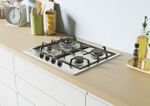 Candy-Timeless-CHG6BR4WX-Acciaio-inossidabile-Da-incasso-Gas-4-Fornello-i-