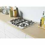 Candy-Timeless-CHG6BR4WX-Acciaio-inossidabile-Da-incasso-Gas-4-Fornello-i-