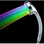 SHOPPING IN RETE SOFFIONE DOCCIA CROMOTERAPIA MISCELATORE BRACCIO MULTICOLOR LED 7 COLORI